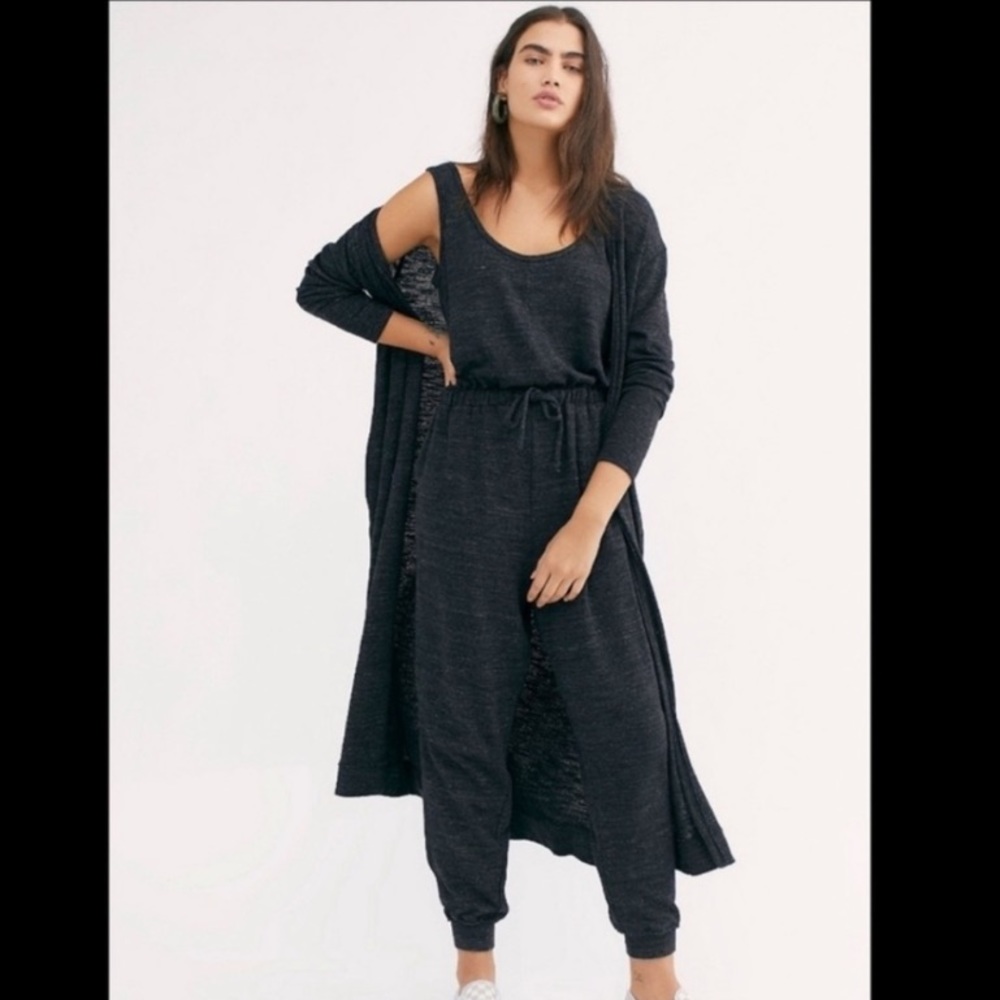 FP Beach Bicoastal Romper grey/gray xs